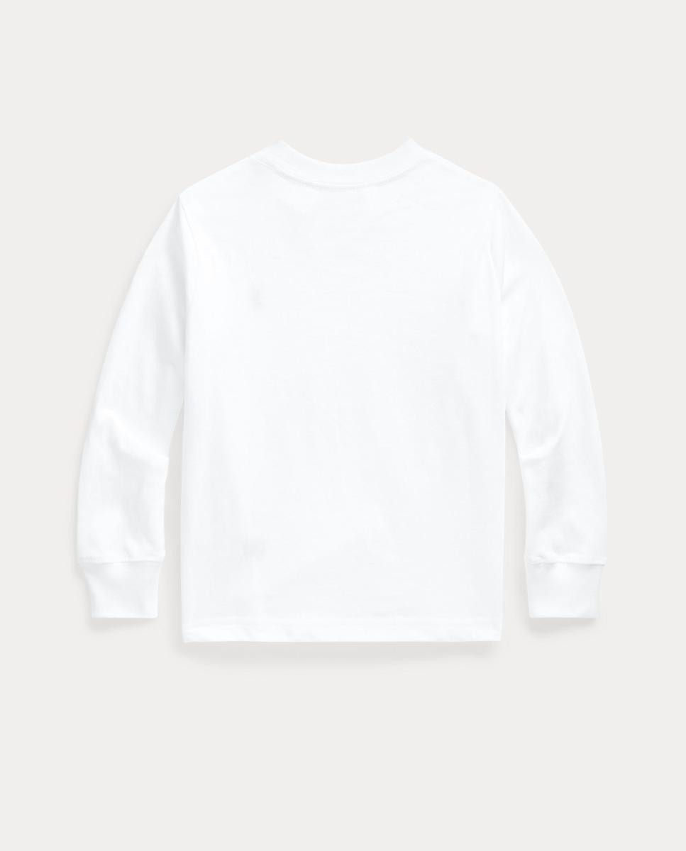 Camisola branca com manga comprida Polo Ralph Lauren Branco-5