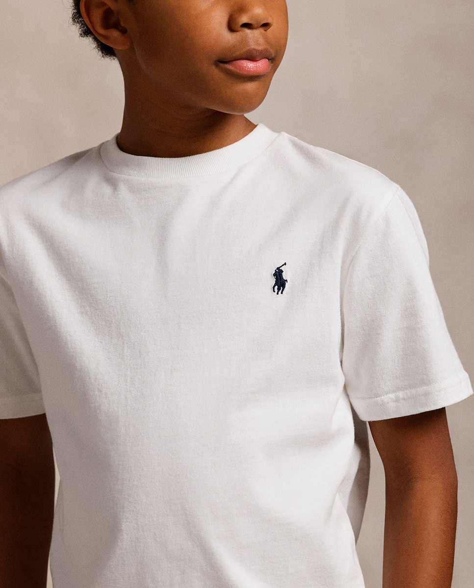 T-shirt em Algodão - Branco Branco-4