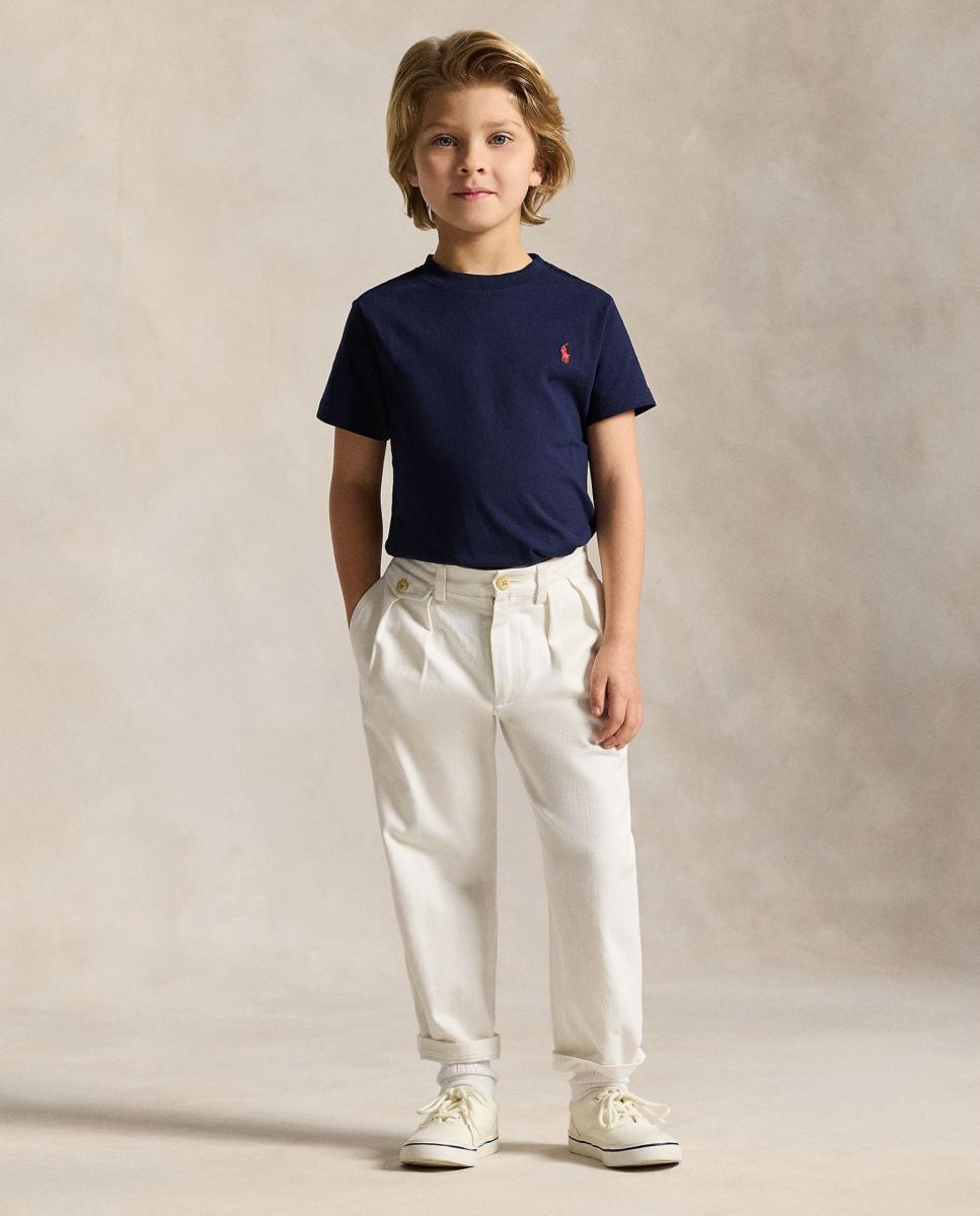 Imagem 0 de T-shirt de Algodão - Azul-Marinho