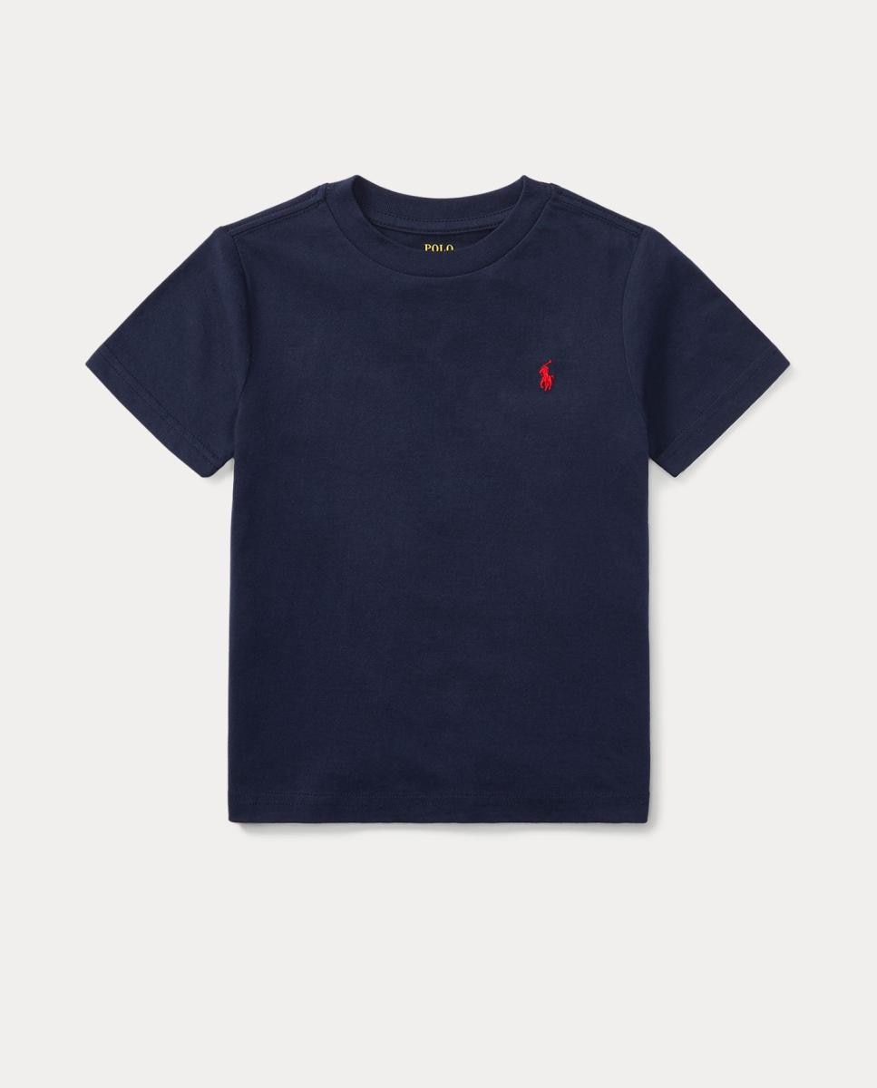 T-shirt de Algodão - Azul-Marinho Azul-marinho-5