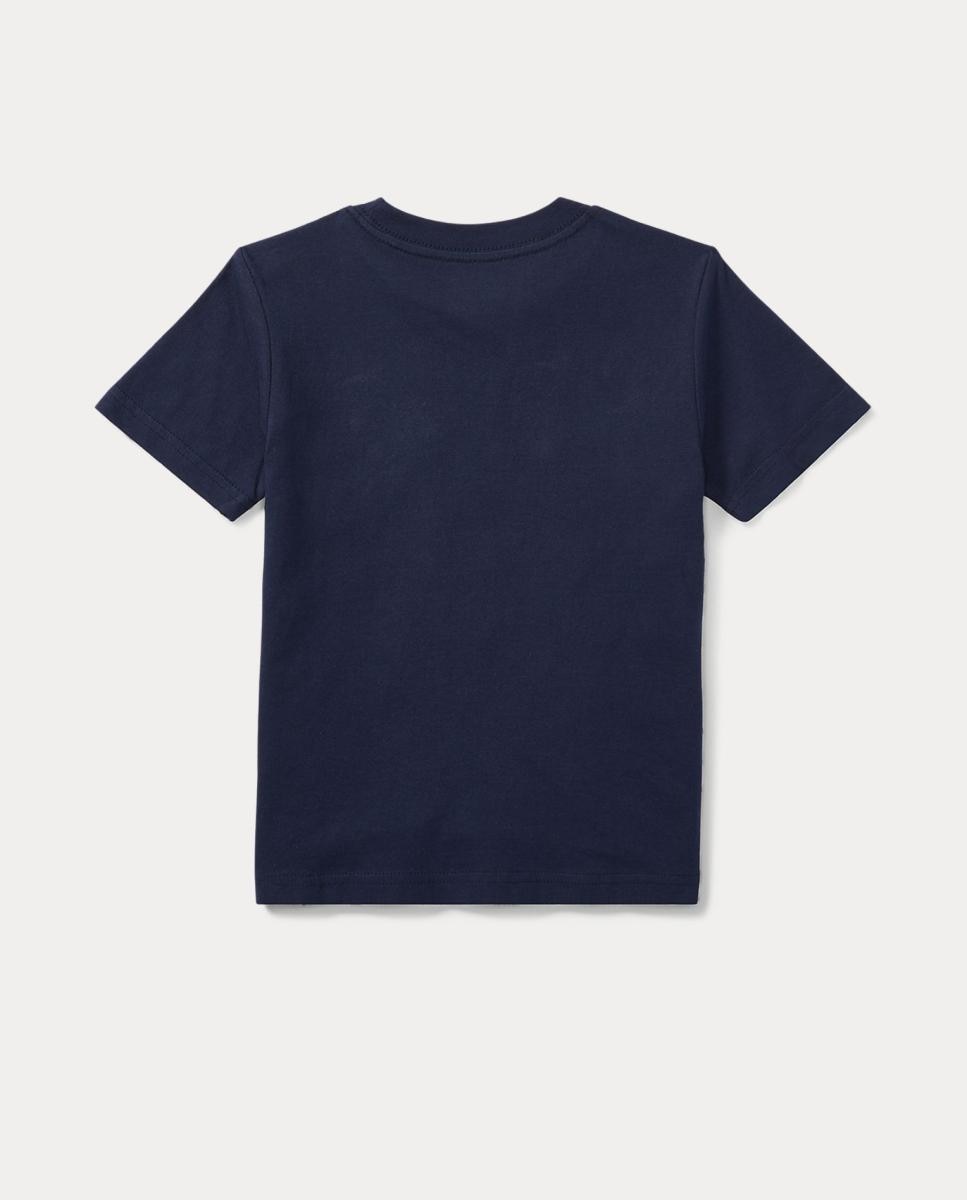 T-shirt de Algodão - Azul-Marinho Azul-marinho-6