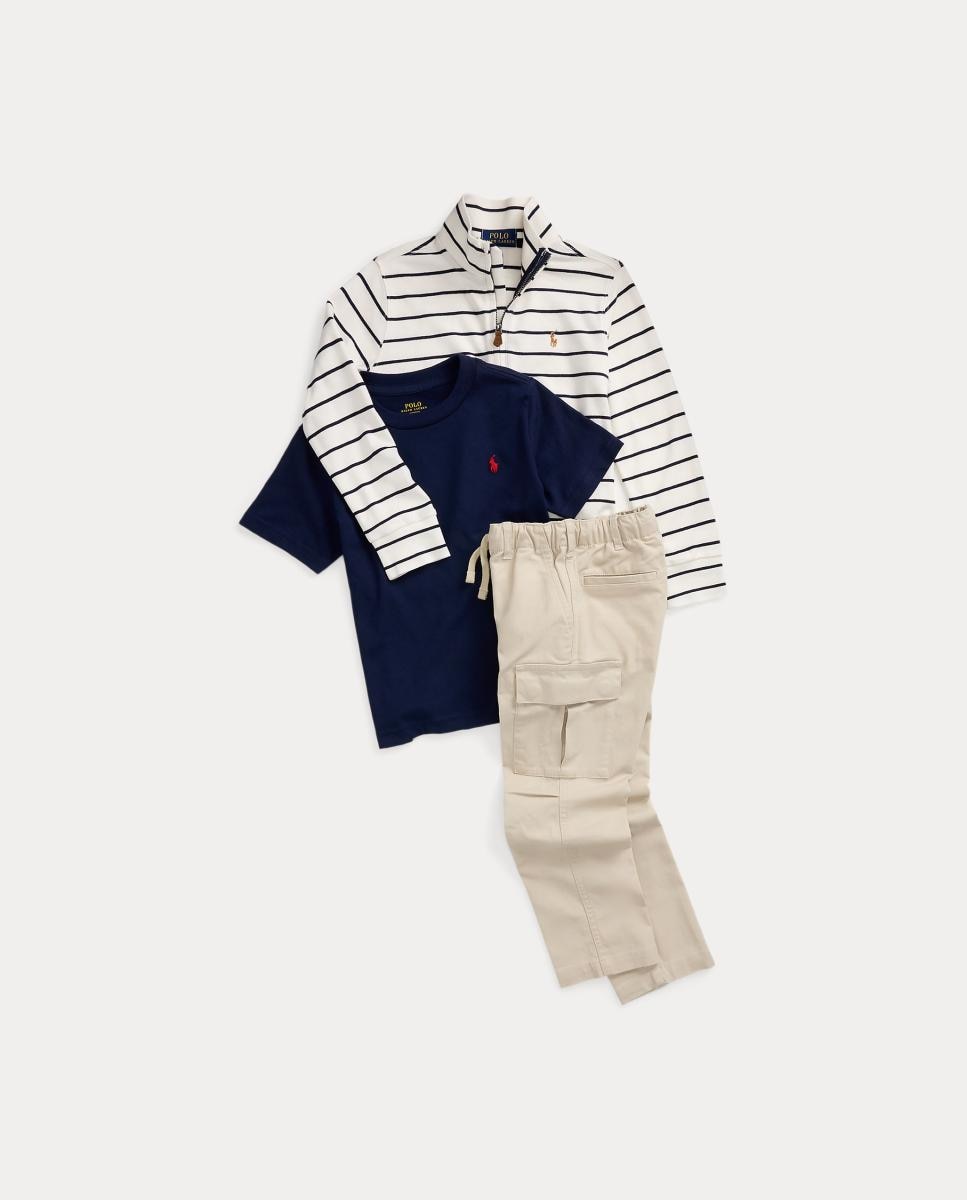 T-shirt de Algodão - Azul-Marinho Polo Ralph Lauren Azul-marinho-7