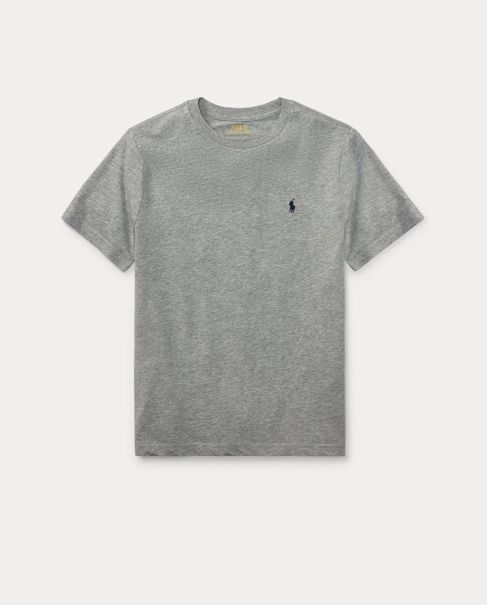 T-shirt em Algodão - Cinzento Cinzento-5