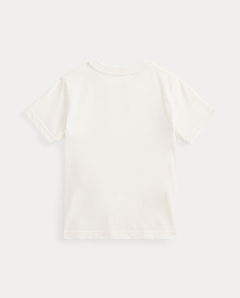 T-shirt Unissexo de Algodão com Polo Bear Cru-2