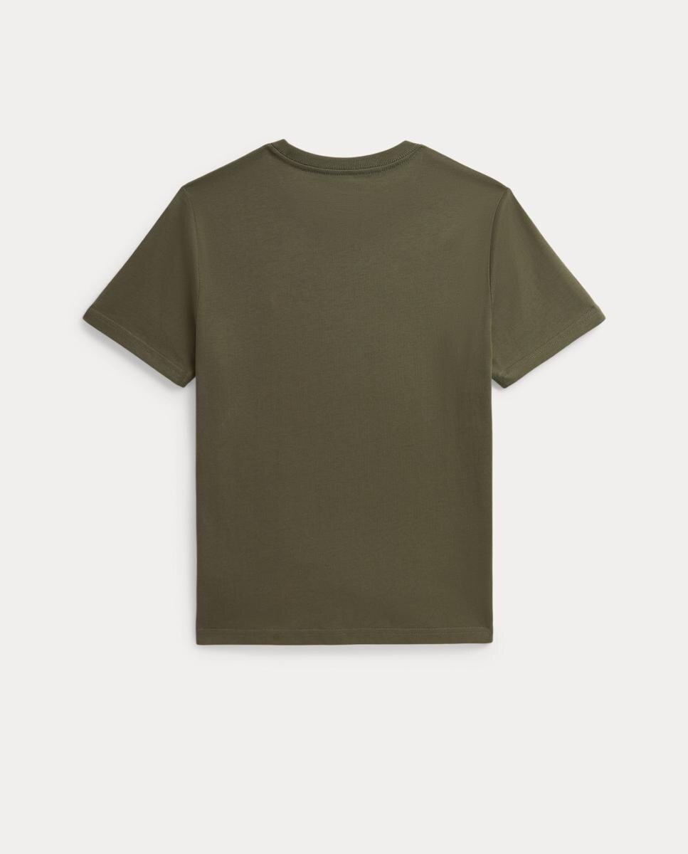 Camiseta unisex de algodón con logo bordado - Polo Ralph Lauren - Verde militar Verde militar-2