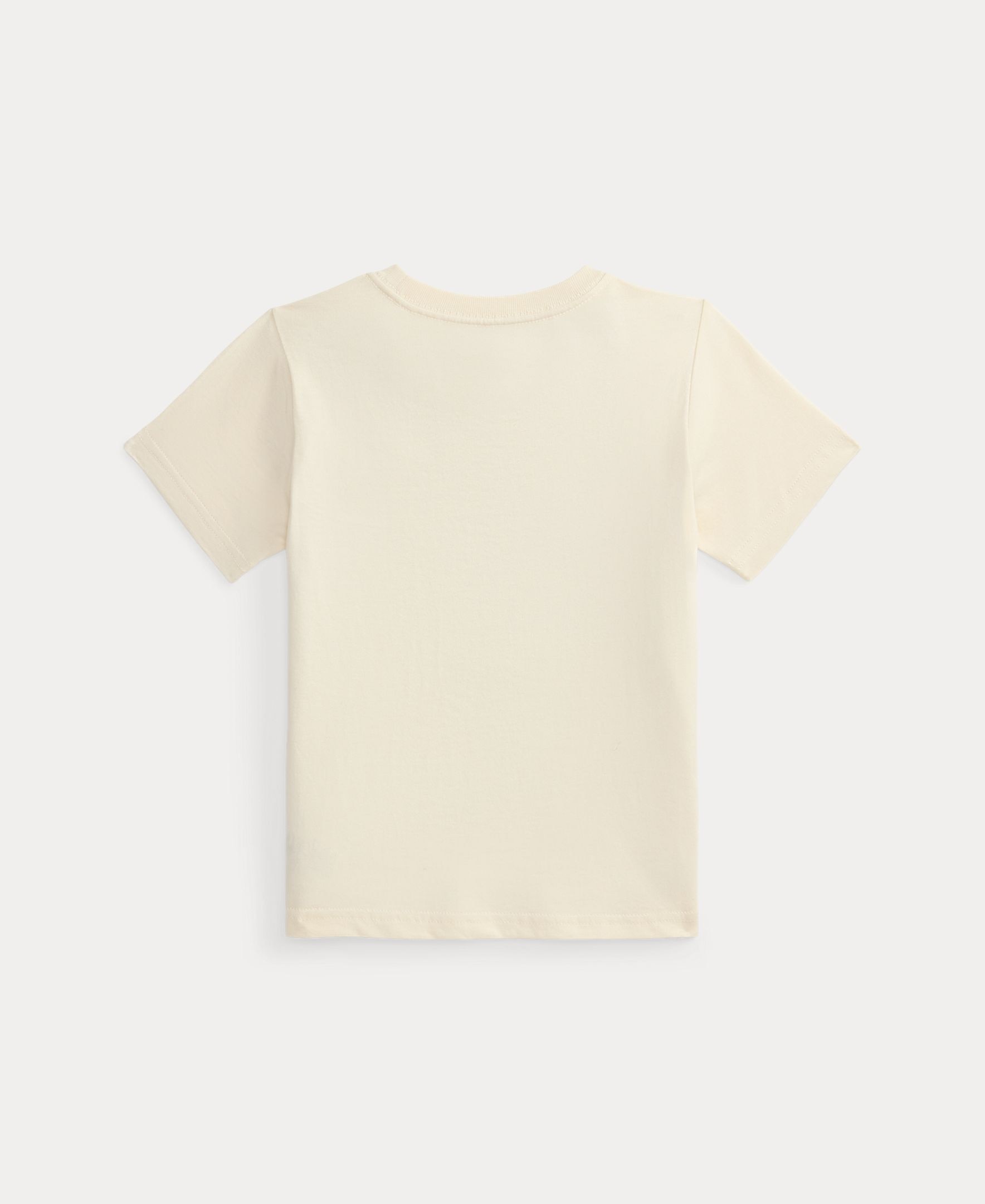 T-shirt Unissexo de Algodão com Polo Bear Creme-5
