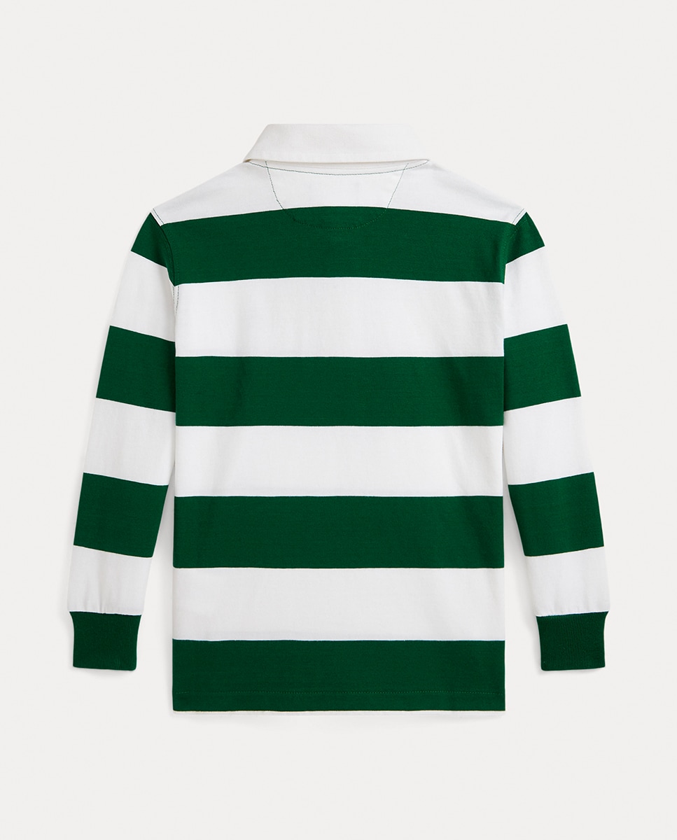 Polo de Rugby de Algodão Multicolor-2