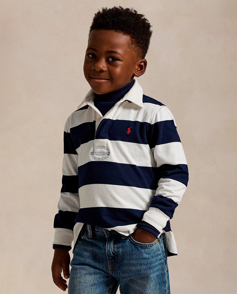 Imagem 0 de Polo de Râguebi às Riscas de Algodão