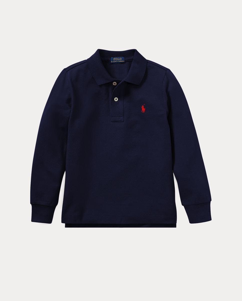 Imagem 0 de Polo Infantil de Piqué - Azul Marinho