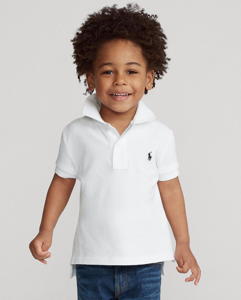 Polo de Algodão - Branco Branco-2