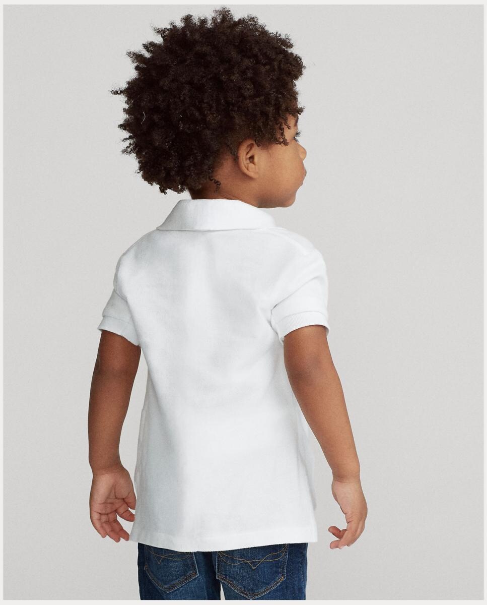 Polo de Algodão - Branco Branco-3