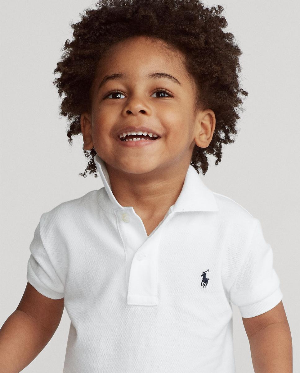 Polo de Algodão - Branco Branco-5