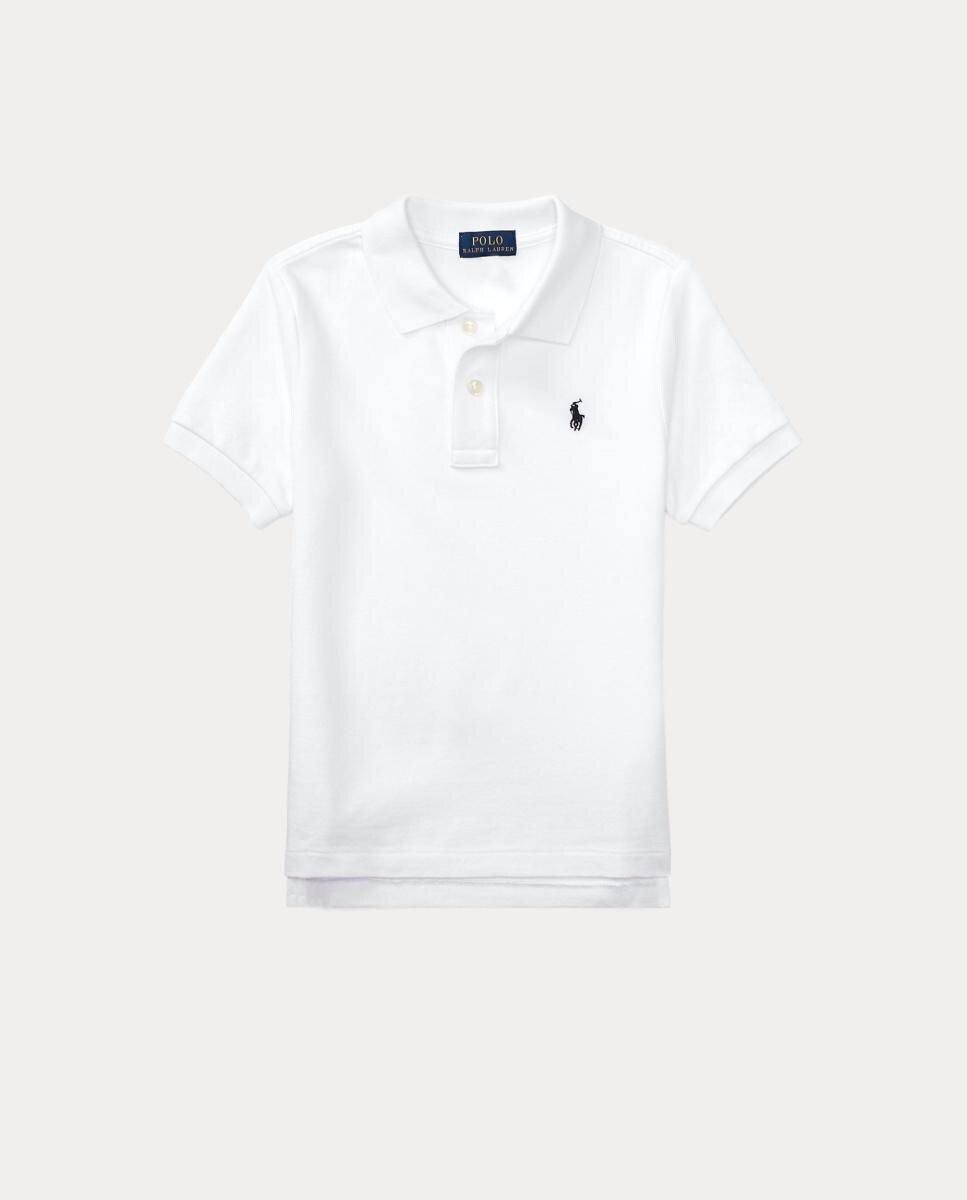 Polo de Algodão - Branco Branco-7