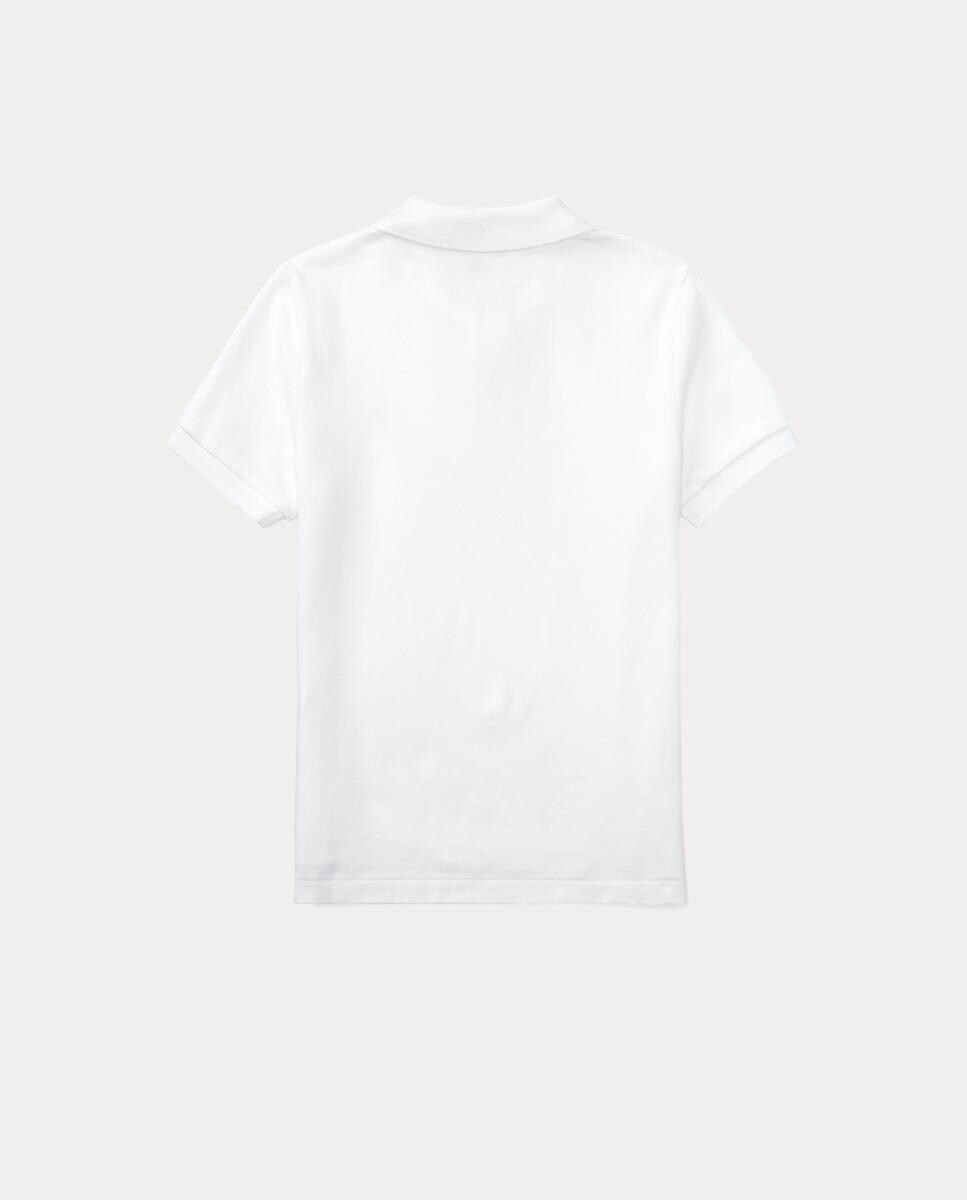 Polo de Algodão - Branco Branco-8