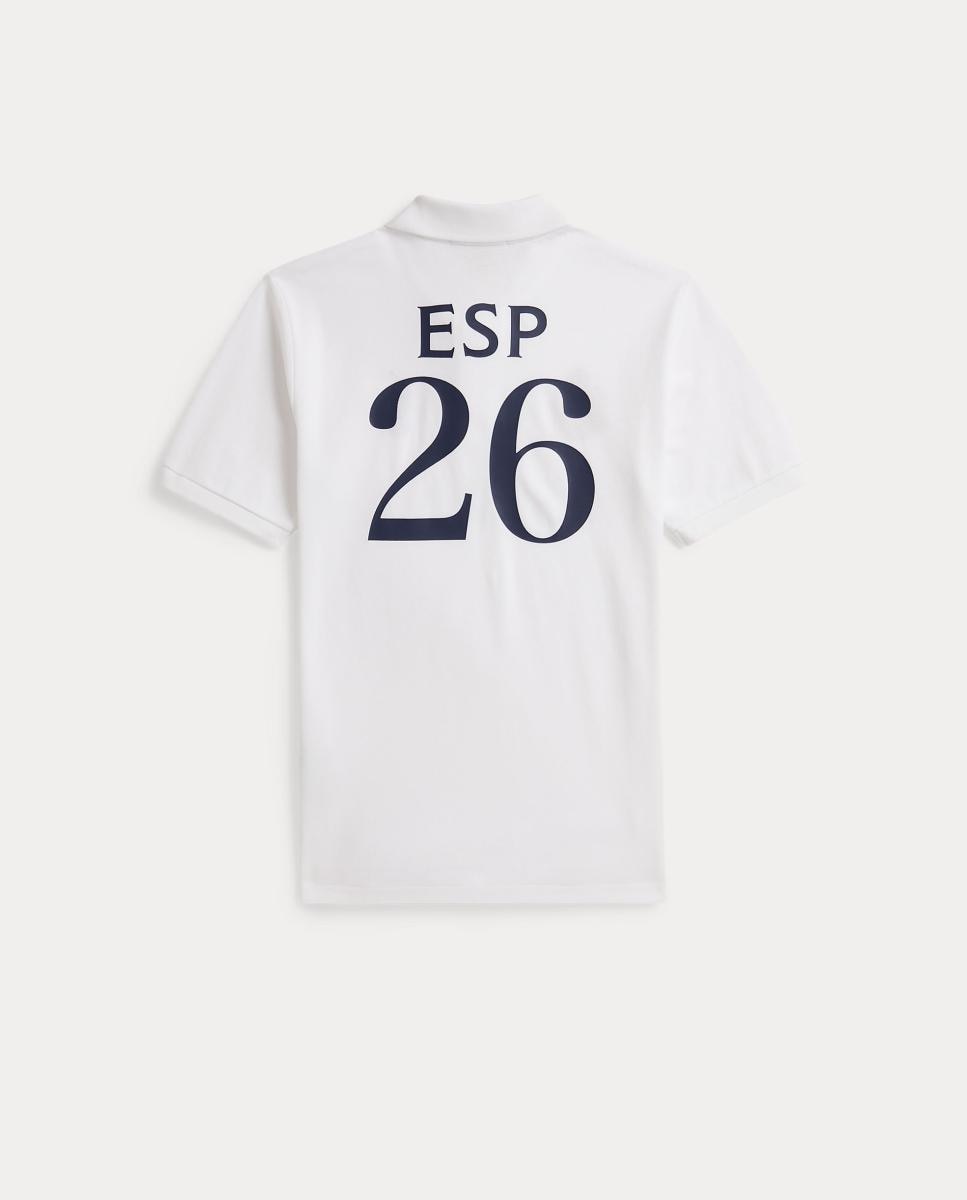Polo em Piqué Do Campeonato Do Mundo Branco-2