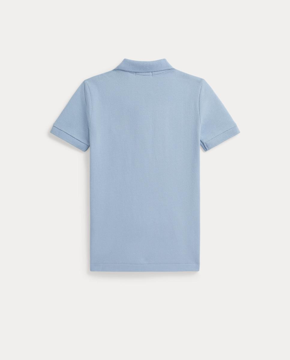 Polo de Piqué de Algodão Polo Ralph Lauren Azul-claro-2