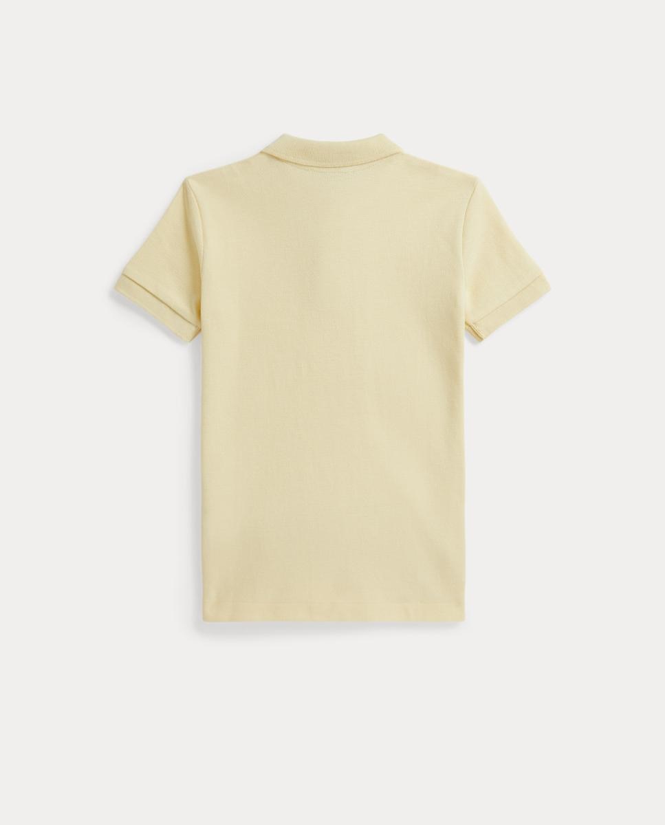 Polo de Piqué de Algodão Polo Ralph Lauren Amarelo-2