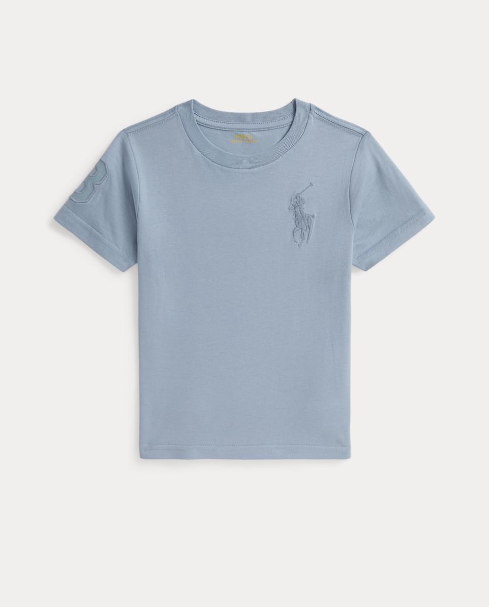 Imagem 0 de T-shirt Unissexo com Big Pony de Malha de Algodão