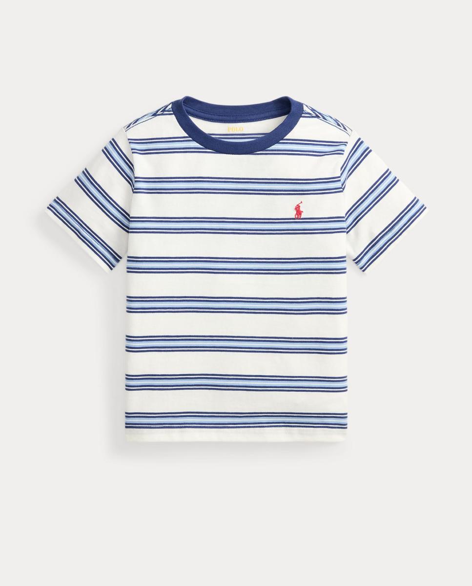 Camisola de Malha Jersey às Riscas Polo Ralph Lauren Azul/Branco-7