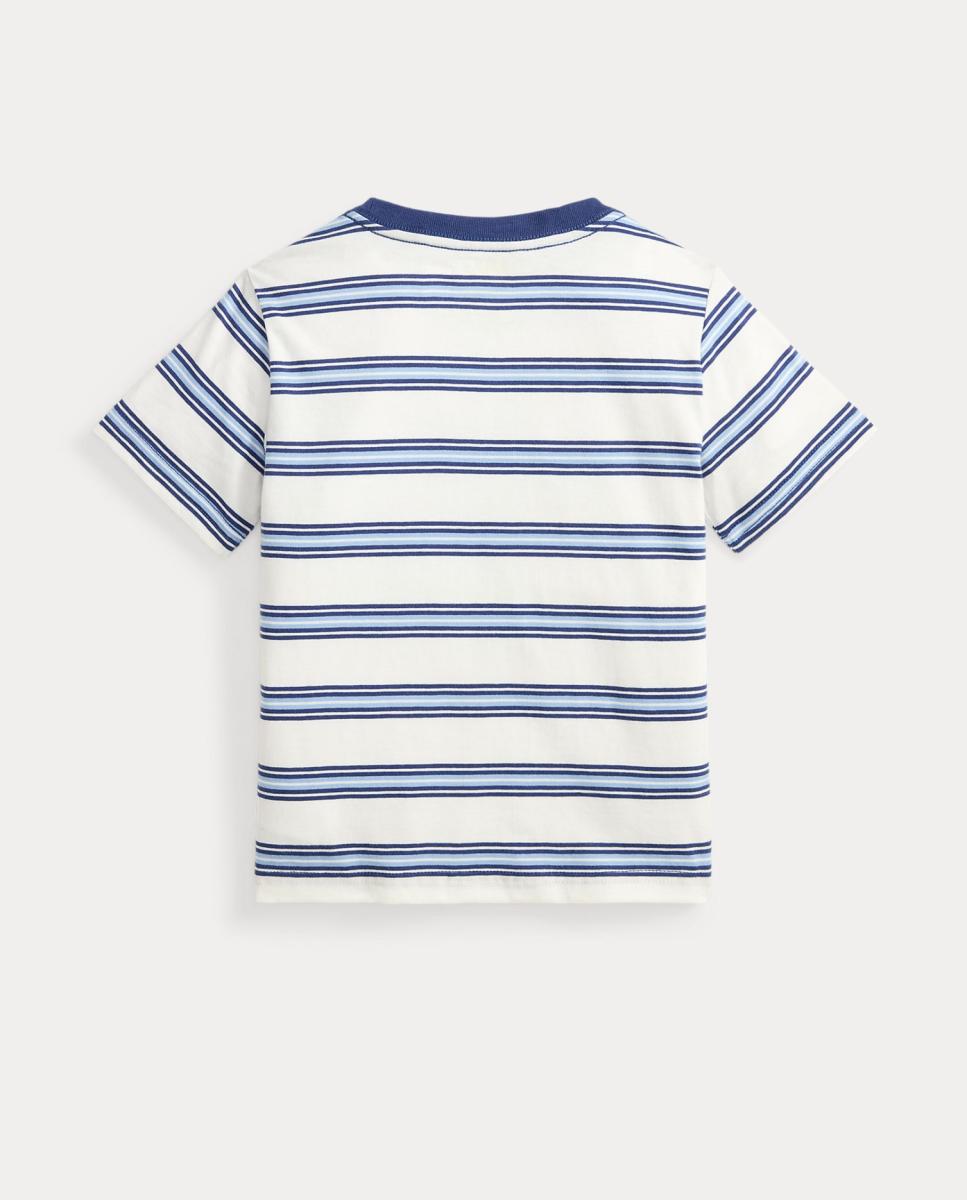 Camisola de Malha Jersey às Riscas Polo Ralph Lauren Azul/Branco-8