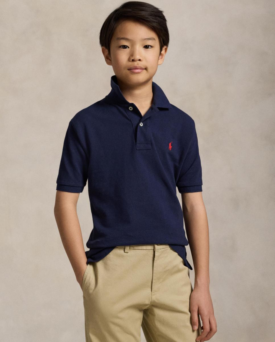 Imagem 0 de Polo de Algodão - Azul-Marinho