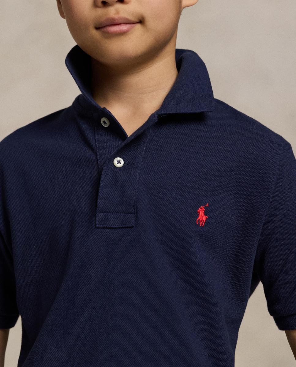 Polo de Algodão - Azul-Marinho Azul-marinho-3