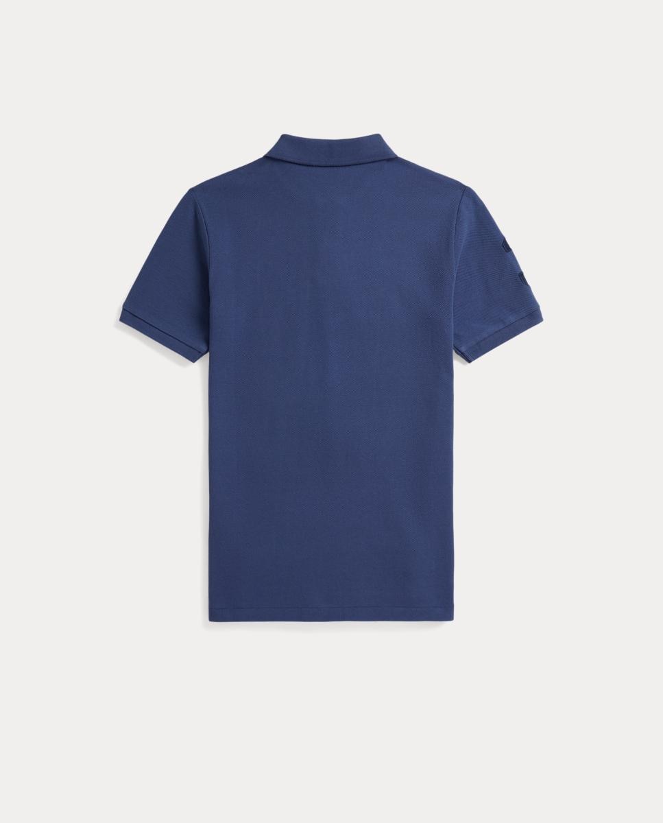 Polo Piqué de Algodão com Big Pony Polo Ralph Lauren Azul-marinho-2