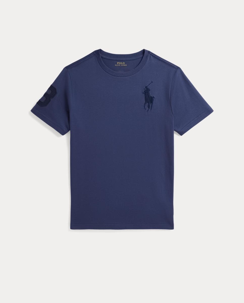 Imagem 0 de T-shirt Unissexo com Big Pony de Malha de Algodão