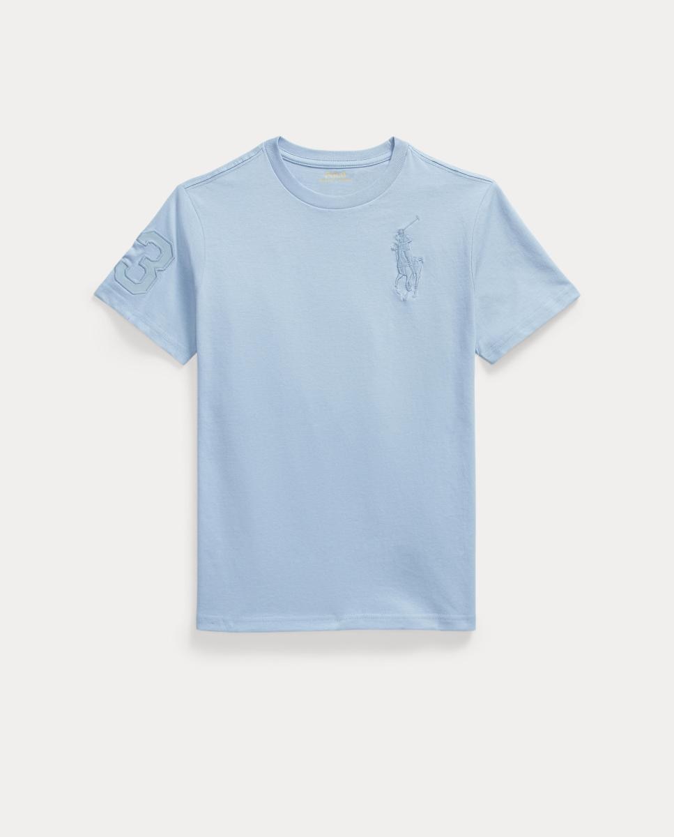 Imagem 0 de T-shirt Unissexo com Big Pony de Malha de Algodão