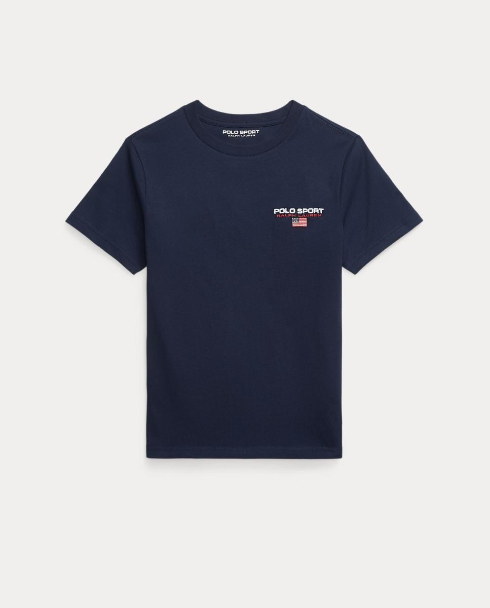 Imagem 0 de T-shirt Unissexo de Malha de Algodão Polo Sport