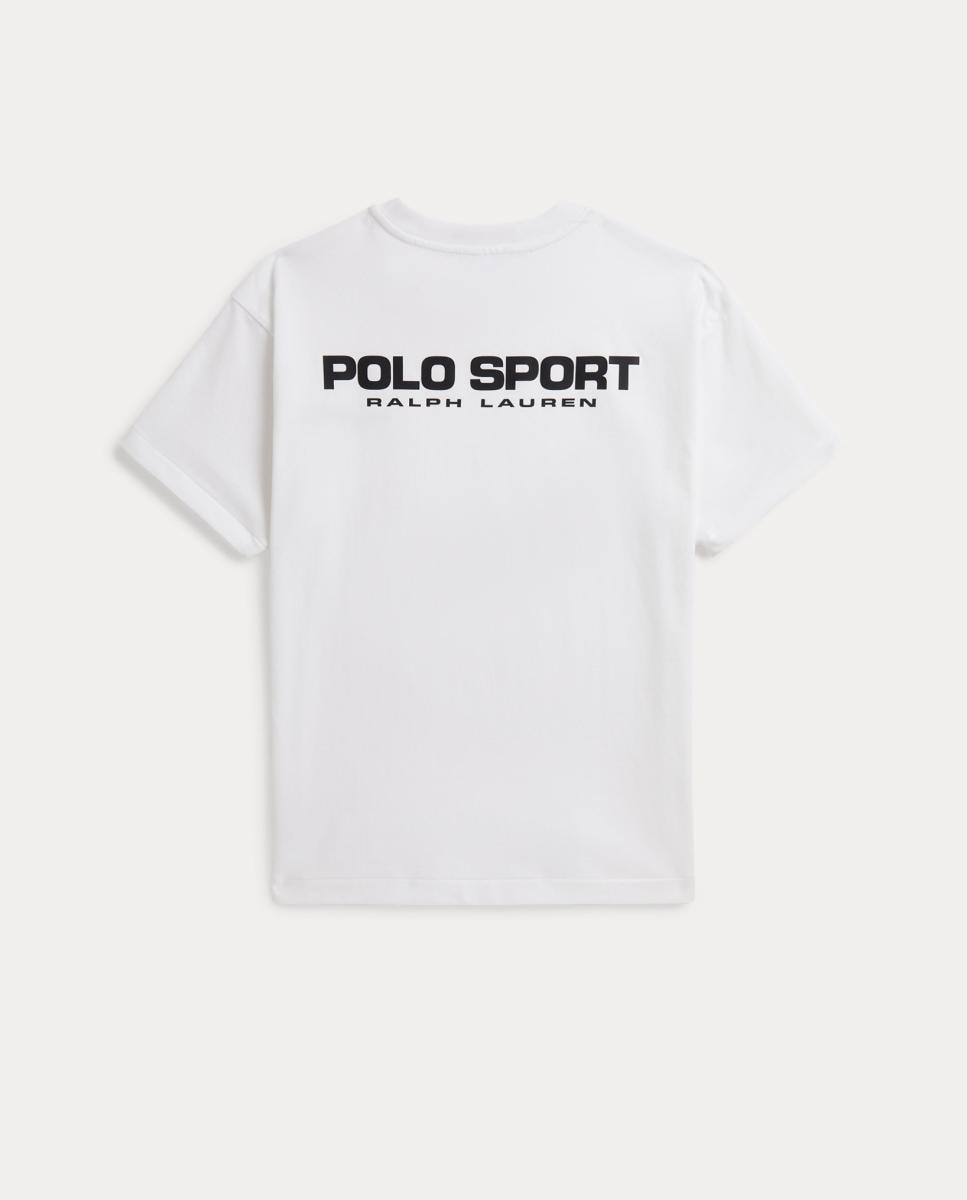 T-shirt Unissexo de Algodão Polo Sport Polo Ralph Lauren Branco-2