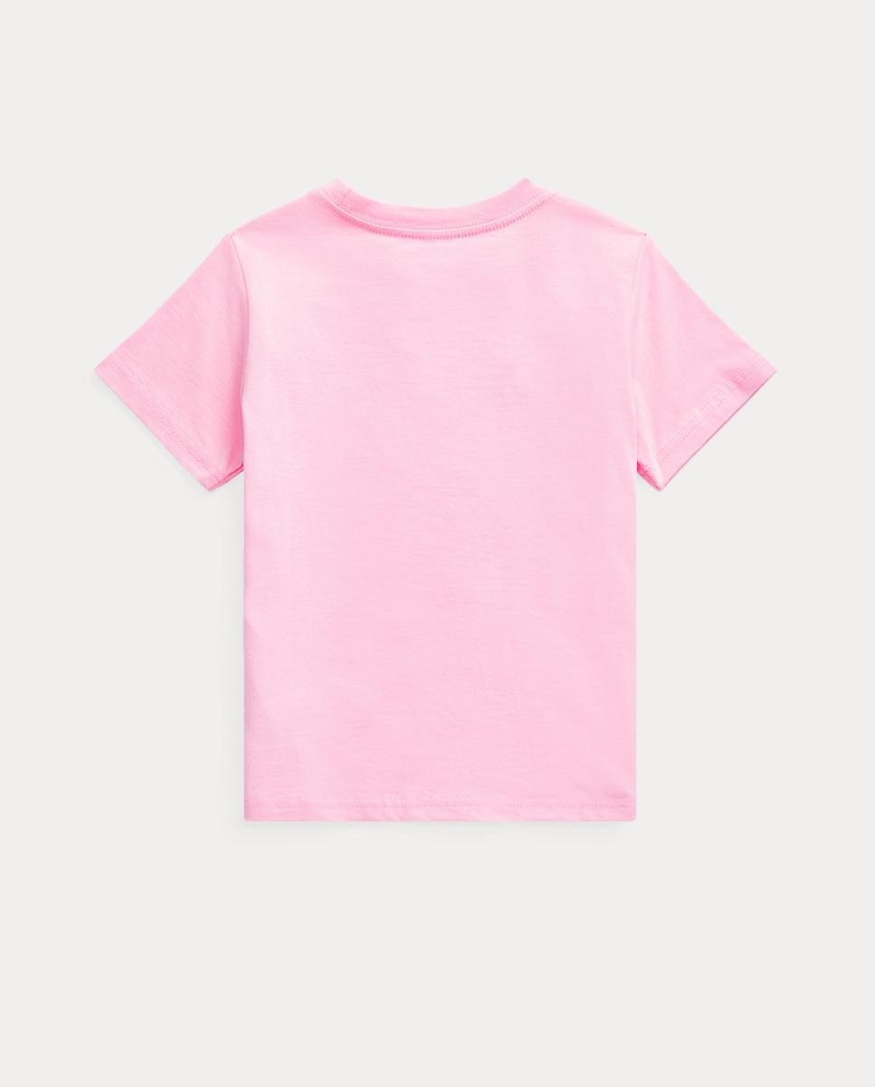 T-shirt rosa com logótipo Polo Ralph Lauren Rosa-claro-2