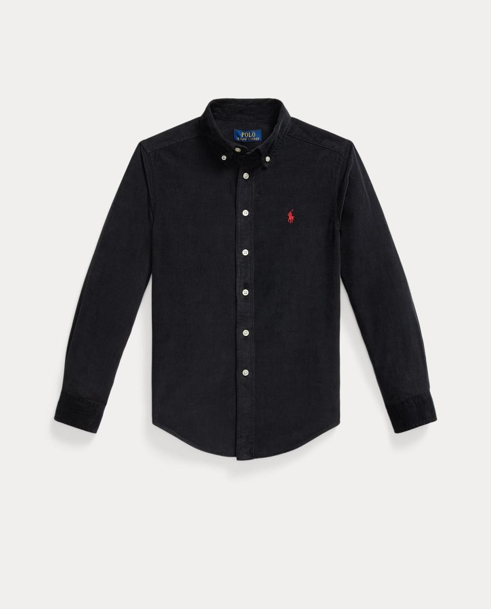 Camisa de niño de pana de manga larga - Polo Ralph Lauren - Negro Negro-1