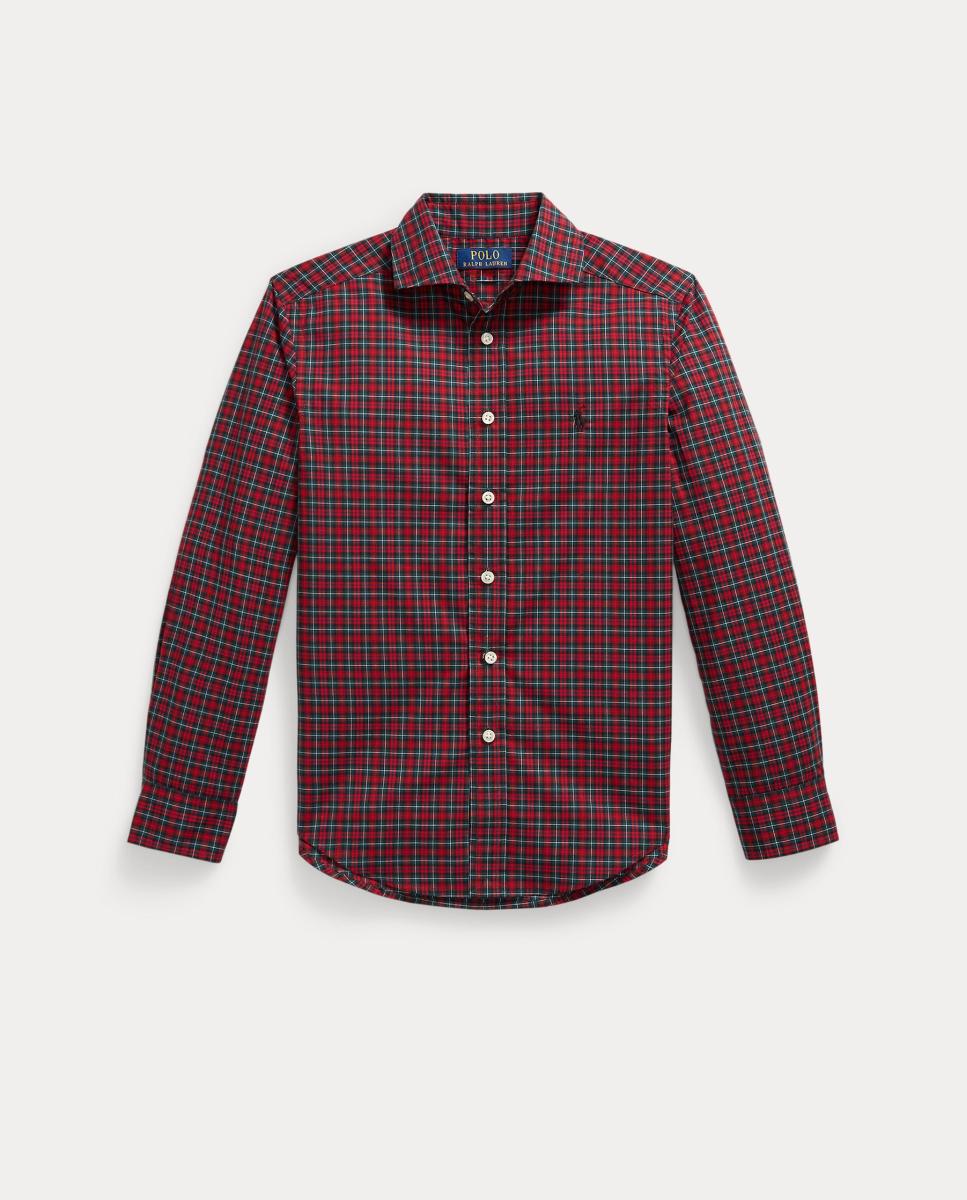 Imagem 0 de Camisa de Criança de Algodão aos Quadrados