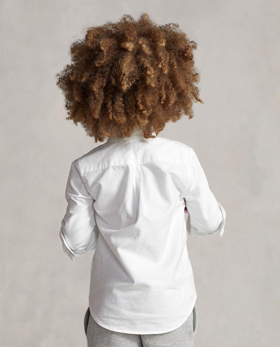 Camisa Oxford de Algodão Branco-2