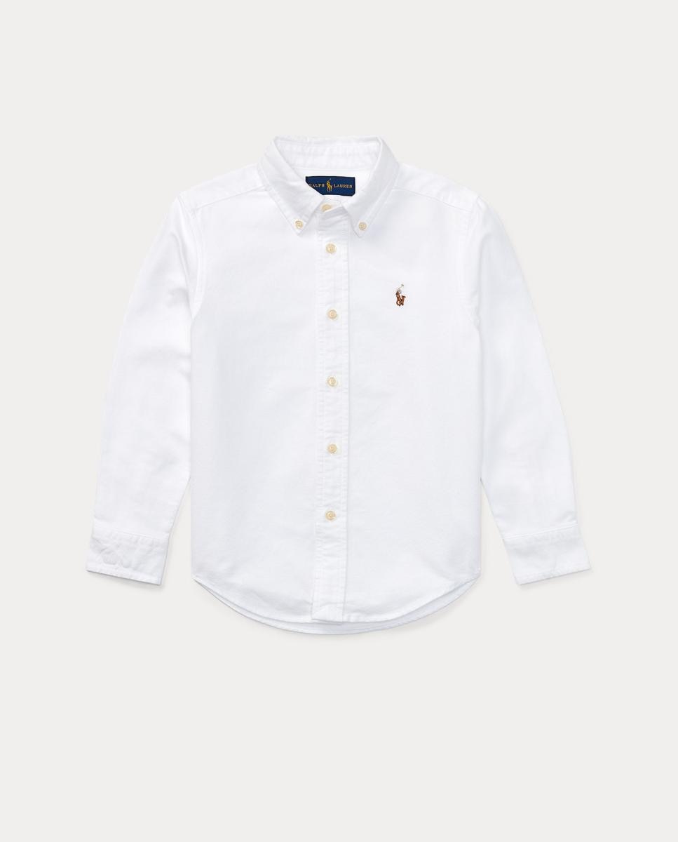 Camisa Oxford de Algodão Branco-6
