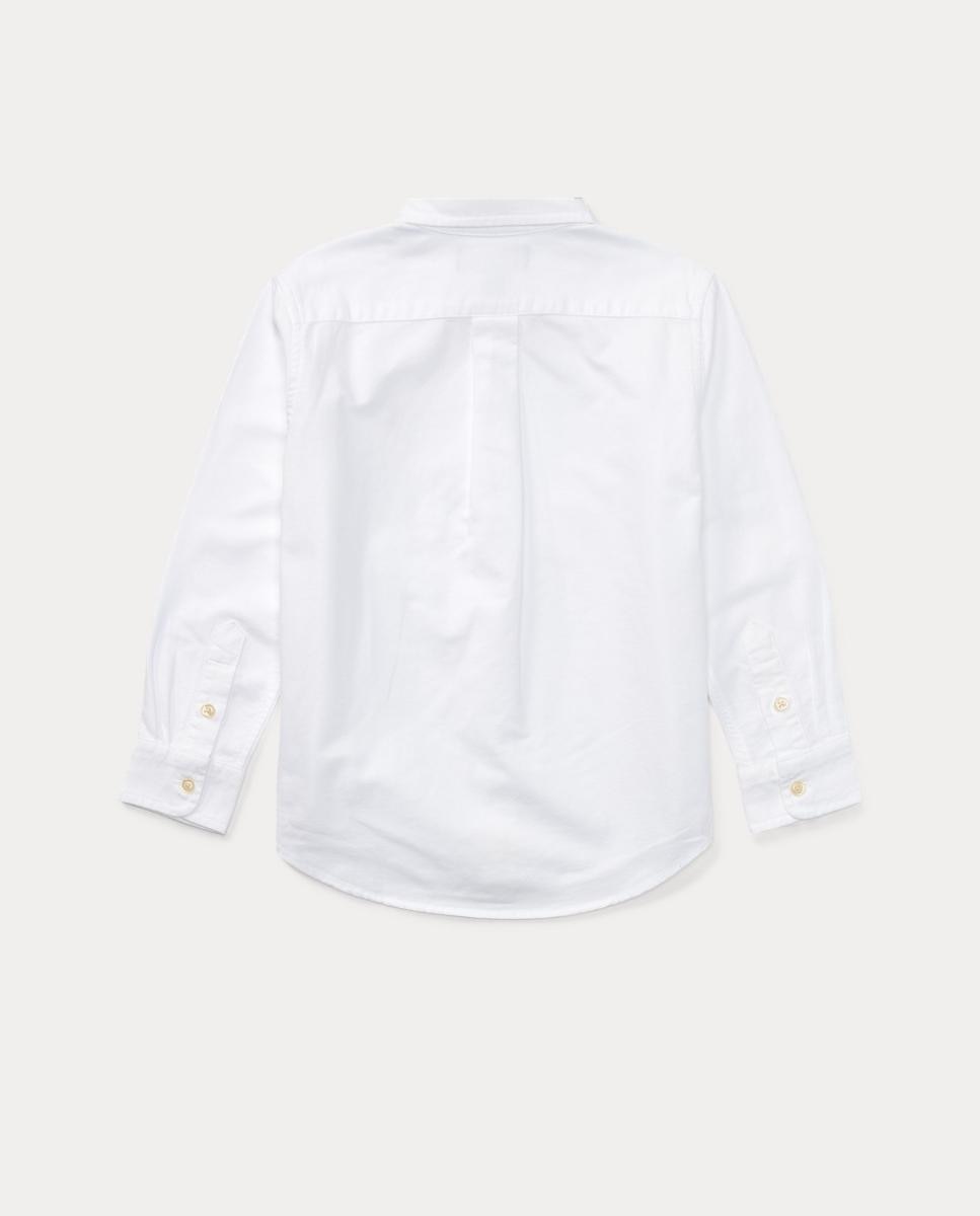 Camisa Oxford de Algodão Branco-7