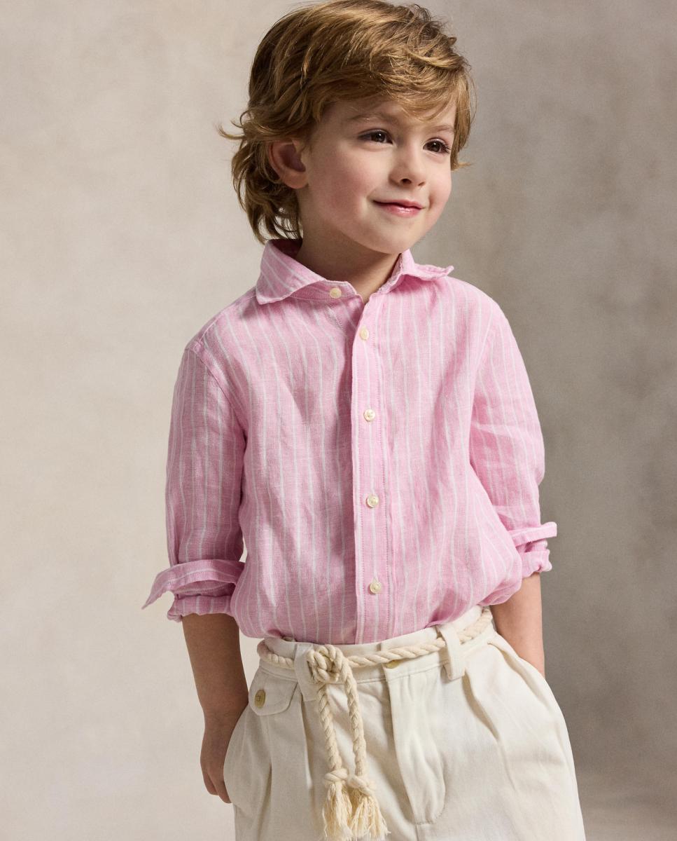 Imagem 0 de Camisa de Linho Estampada