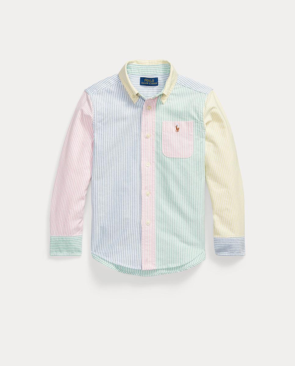 Camisa Oxford de Algodão com Estampado Polo Ralph Lauren Multicolor-6