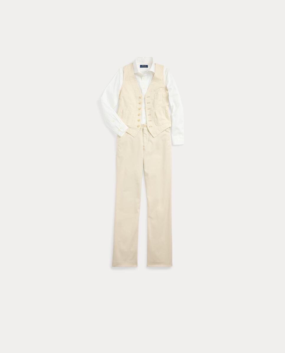 Camisa Formal de Algodão Branco-6