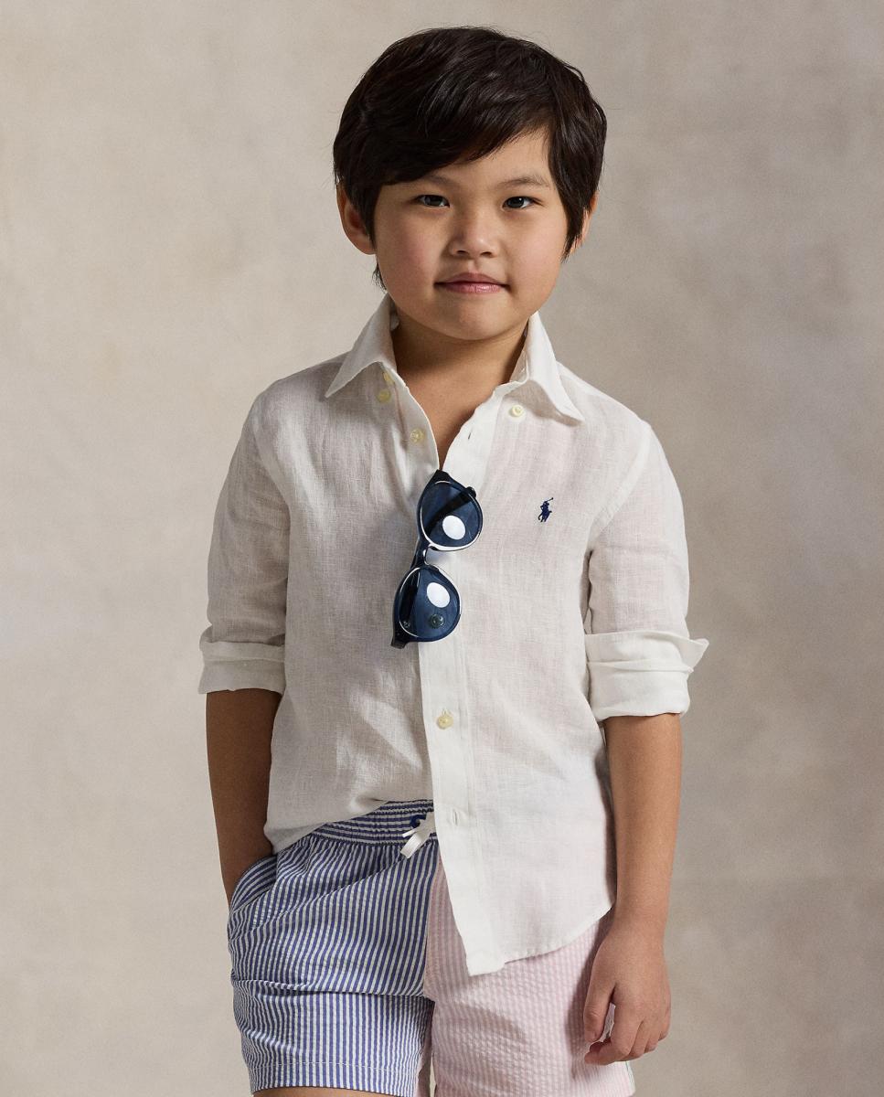 Imagem 0 de Camisa de Linho com Manga Comprida