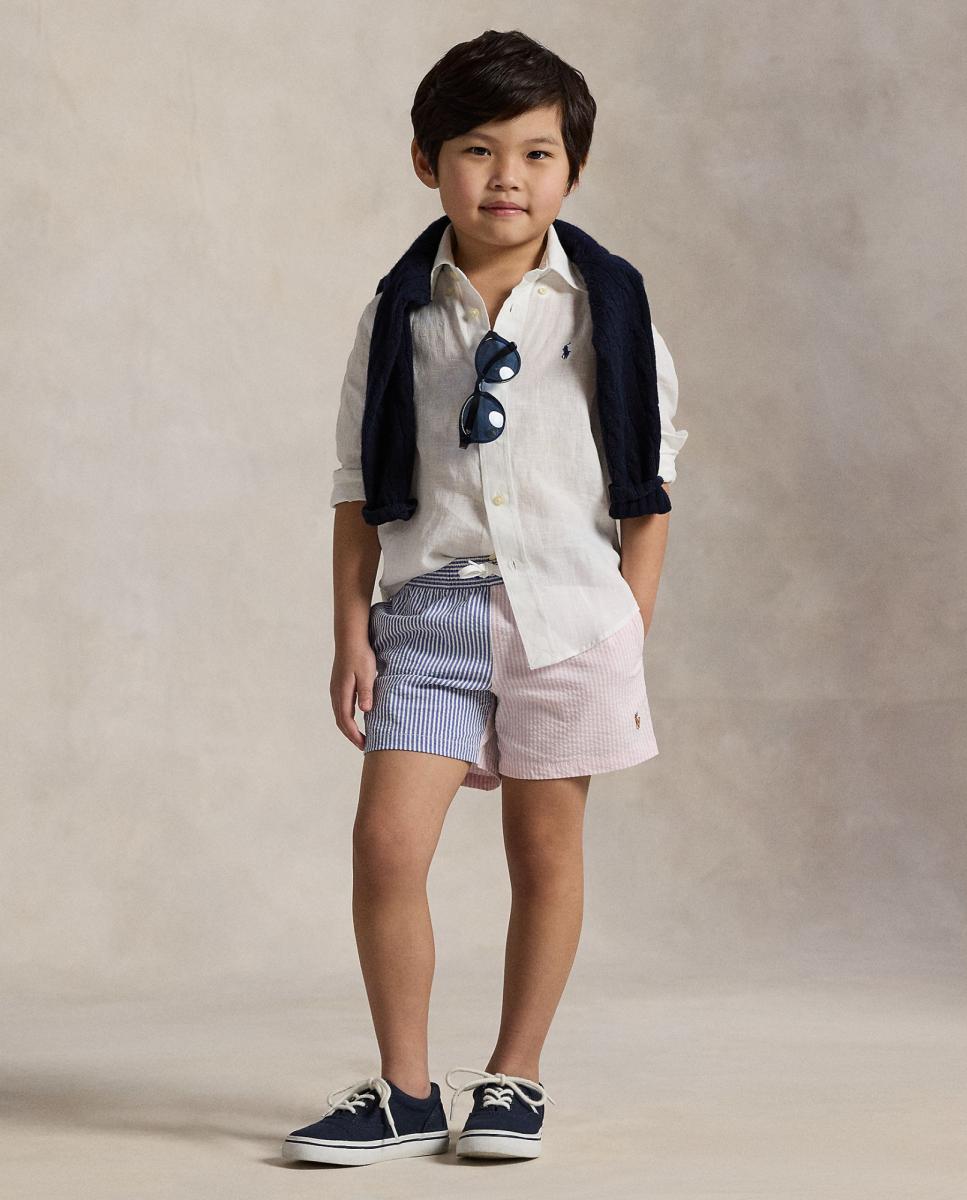 Camisa de Linho com Cavalo Branco-2