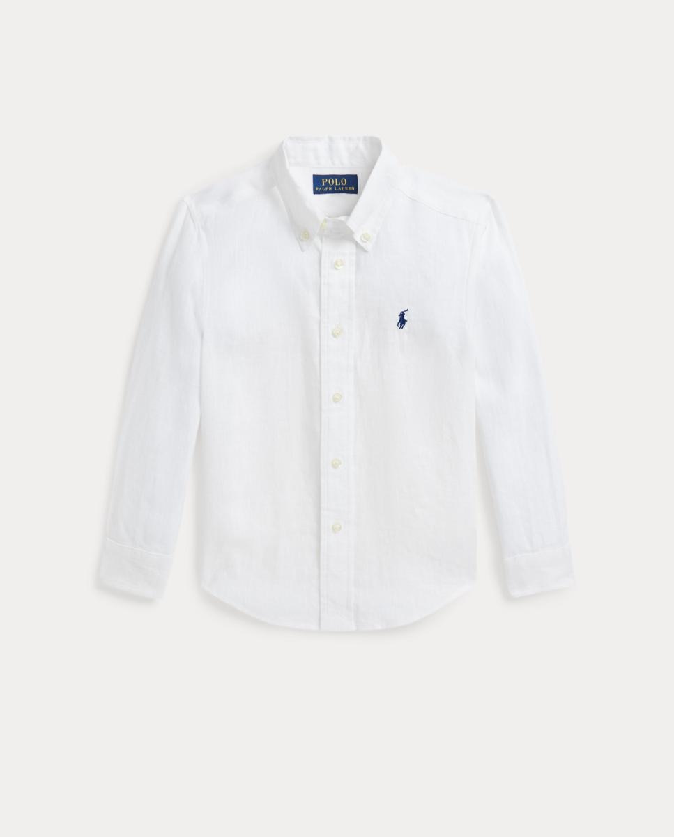 Camisa de Linho com Cavalo Branco-4