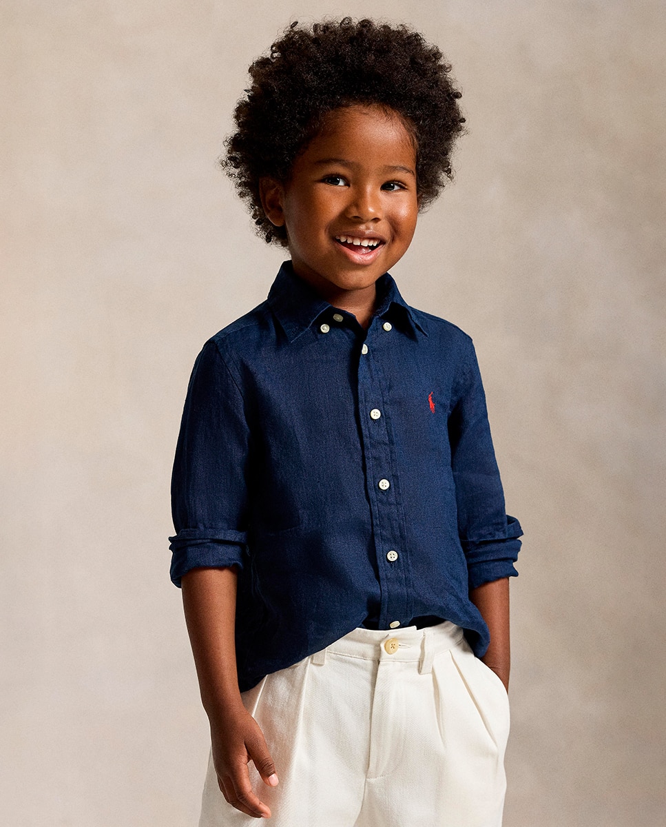 Imagem 0 de Camisa de Linho com Manga Comprida