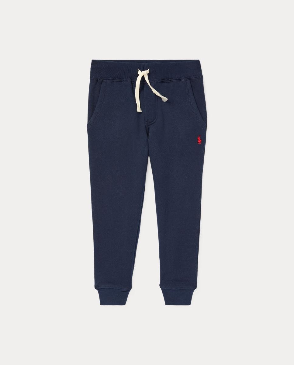 Calças Desportivas de Felpa com Cavalo Bordado Polo Ralph Lauren Azul-marinho-4