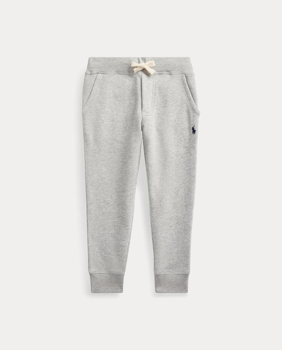 Calças Desportivas de Felpa com Cavalo Bordado Polo Ralph Lauren Cinzento-claro-4
