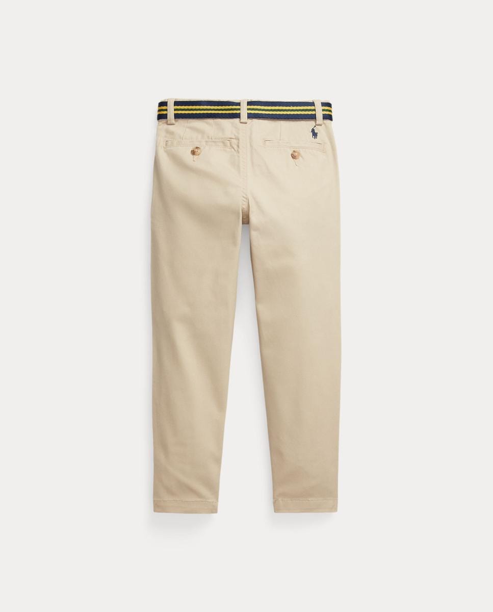 Calças Chino com Cinto e em Algodão - Caqui Caqui-7