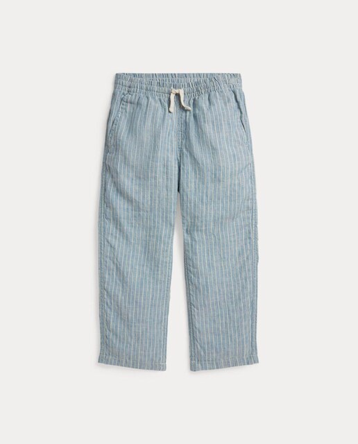 Imagem 0 de Calças Chino de Linho com Estampado