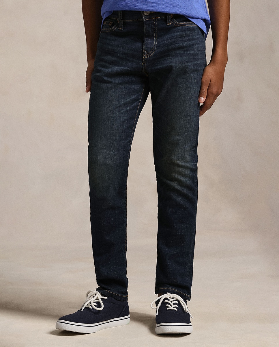 Jeans de Algodão Elástico Sullivan Slim Fit Polo Ralph Lauren Azul-marinho-2
