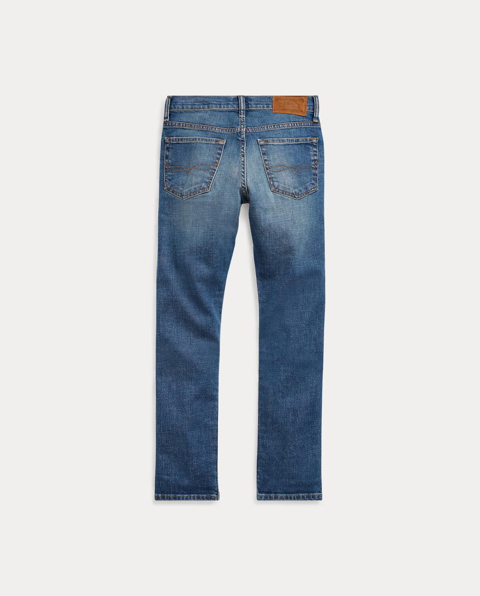 Jeans de Algodão Elástico Sullivan Slim Fit Polo Ralph Lauren Azul-índigo-5